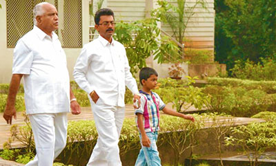 Visit to Chief Minister Shri Yediyurappa Residence